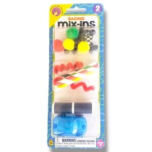 #BF New In Package Big Time Mix-Ins Sensory Craft Toys Bin Mix Set Racing Car